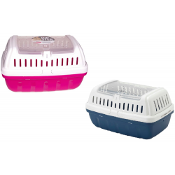 Moderna Hipster Pet Carrier- L Size (Hot Pink/ Blue Berry)