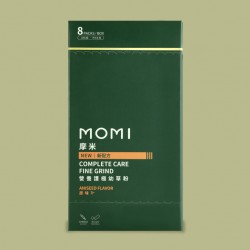 MOMI Complete Care Fine Grind - Aniseed Flavor (8 Packs/Box, 64g)