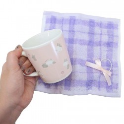 Korokoro Mug & Mini Towel Set (Rabbit)