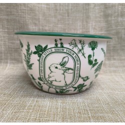 Special Sale- K001 6寸英式風格兔兔碗 (綠)