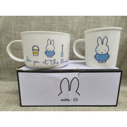 Miffy 餐具組合 (400ml陶瓷杯&800ml陶瓷碗 )