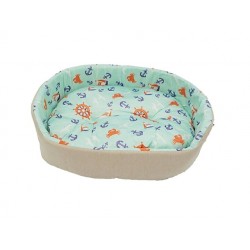 From Japan! Cool's Pet Bed (Ocean Pattern)