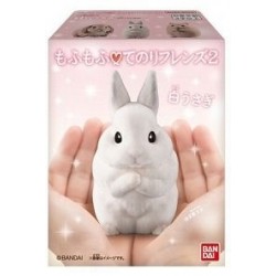 BANDAI 蓬鬆的掌上小動物系列 MOFUMOFU TE-NORI FRIENDS (白兔)