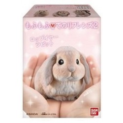 BANDAI 蓬鬆的掌上小動物系列 MOFUMOFU TE-NORI FRIENDS (垂耳兔)