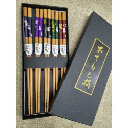 日本和風兔木筷子盒裝(5對)