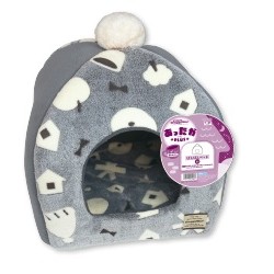 日本DoggyMan 冬季夜晚 寵物屋(S)(灰)