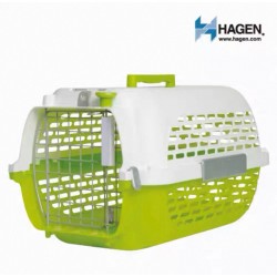 義賣- Hagen 寵物手提籠 (綠白色) (48*32*28cm)