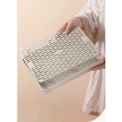 義賣- 小寵物扁平廁所 (灰色) (中 或 大Size)