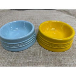 義賣 - Le Creuset 陶瓷糧食碗 (淺藍色 / 黃色)