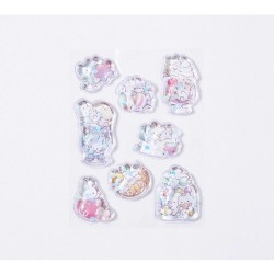 <韓國DAISO> 閃亮動物亮片水貼紙