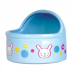 Jolly Blue Dome Feeding Bowl - Large