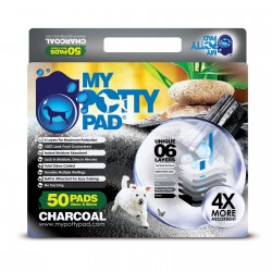My Potty Pad Pet Sheets - Charcoal(45x60cm) 50pads
